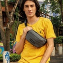 Bolso De Cintura Swissbrand Verdi Dark Grey