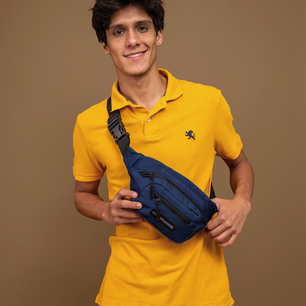  Bolso De Cintura Swissbrand Tacoma Navy