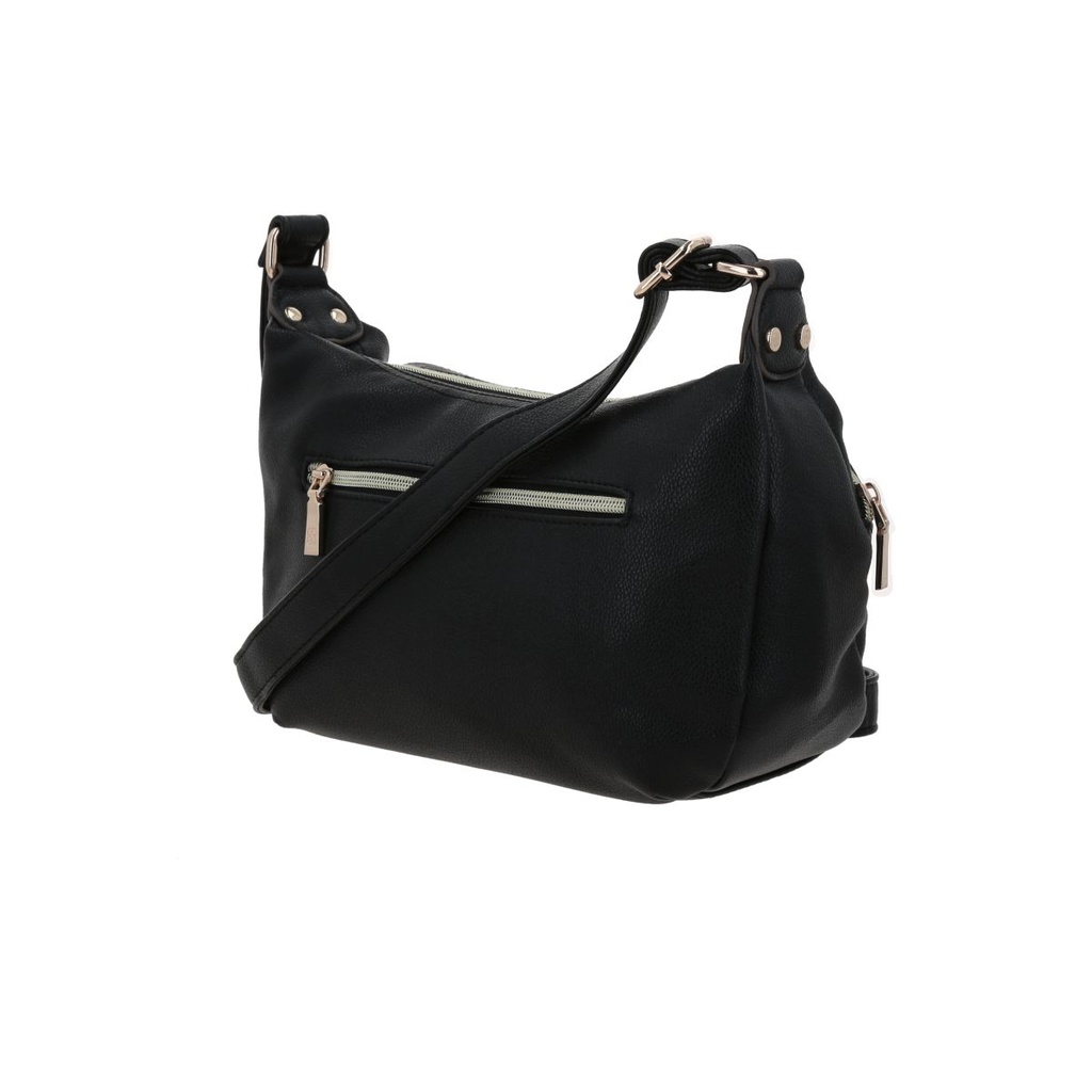 Bolso Bandolero Madison Negro Malana