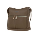 Bolso Tipo Bandolero Taupe Madison Malana