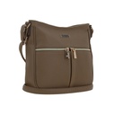 Bolso Tipo Bandolero Taupe Madison Malana