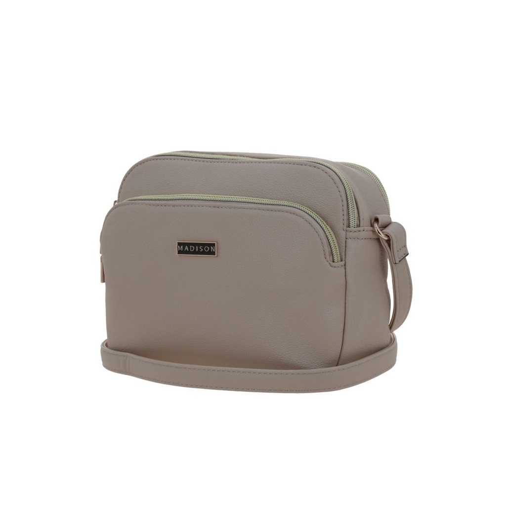 Bolso Bandolero Beige Madison