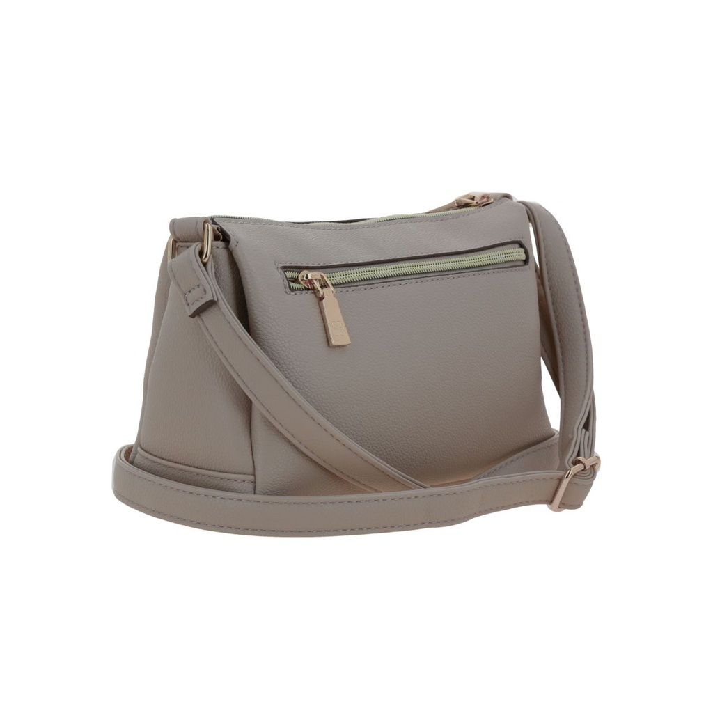 Bolso Bandolero Madison Beige Abi