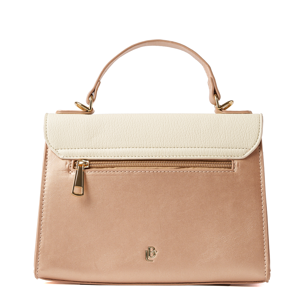 Bolso LB Tipo Bandolero Steff Oro Rosa