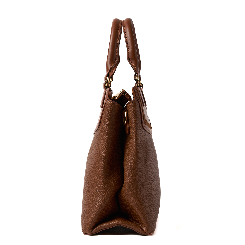 Bolso LB Tipo Tote Carmín Café