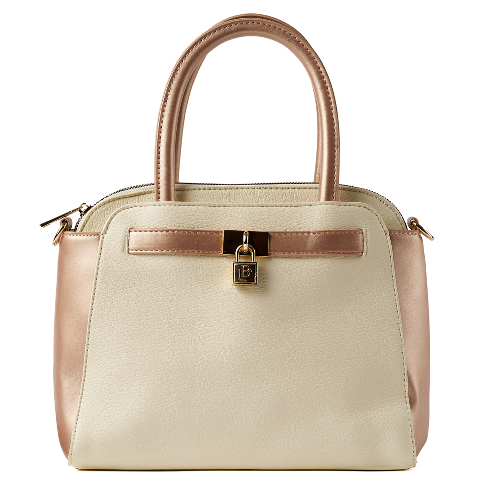 Bolso LB Tipo Satchel Aylen Oro Rosa
