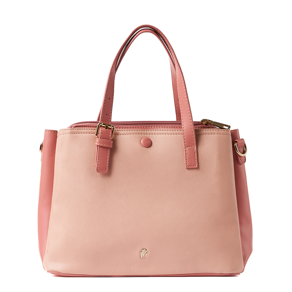 Bolso LB Tipo Satchel Lucia Rosado