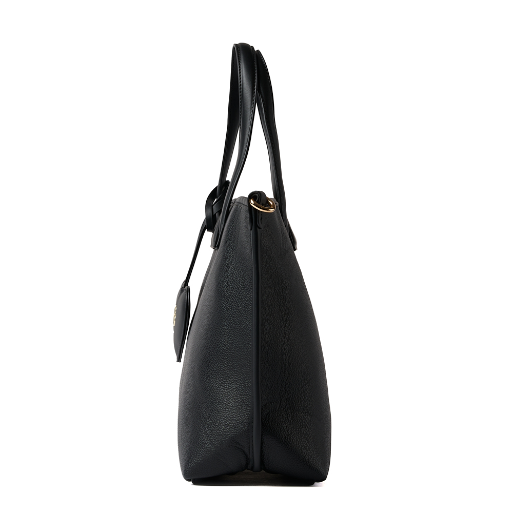Bolso LB Tipo Satchel Violeta Negro