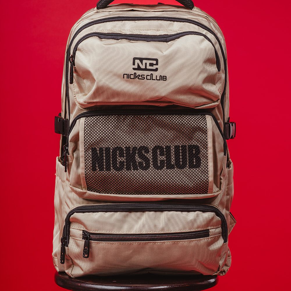 Mochila Nicks Club Beige Prime Cargo 17"