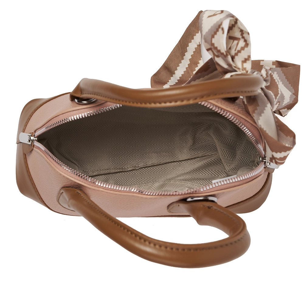Bolso Madelin Tipo Bandolero Bowling Rosa