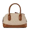 Bolso Madelin Tipo Bandolero Bowling Beige