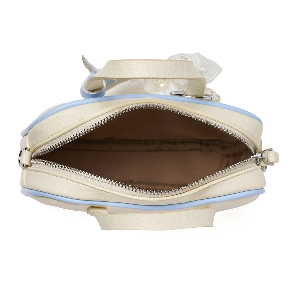 Bolso Bandolero Madelin Joy Y Pearl Blanco
