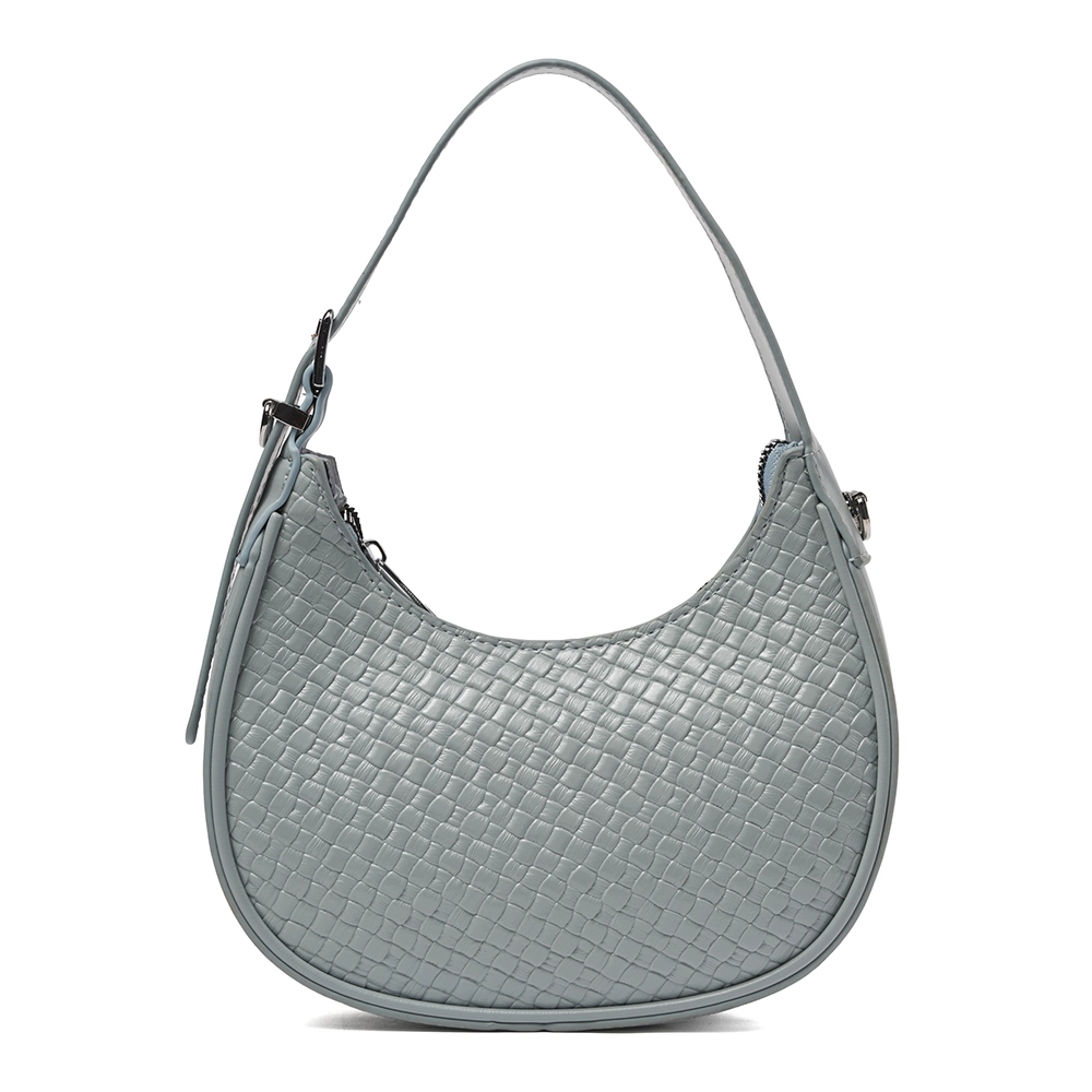 Bolso Madelin Tipo Baguette Jury Celeste