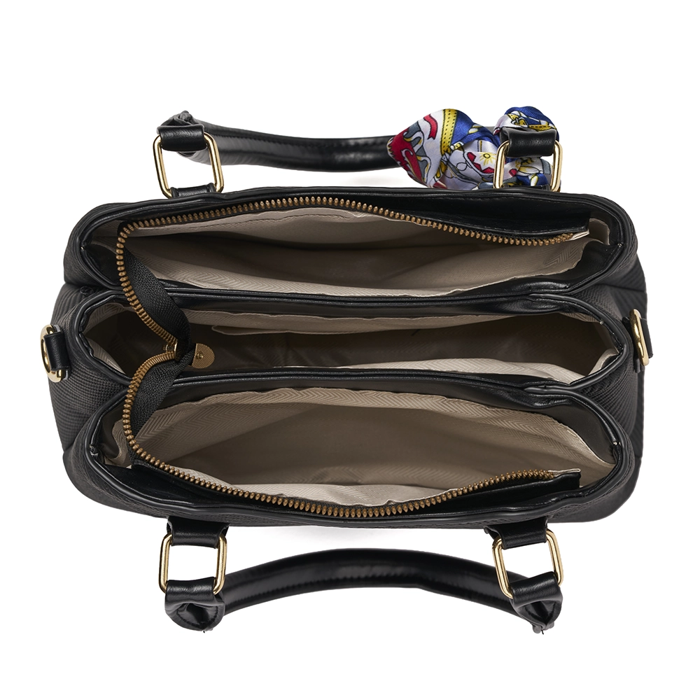 Bolso Madelin Tipo Satchel Negro