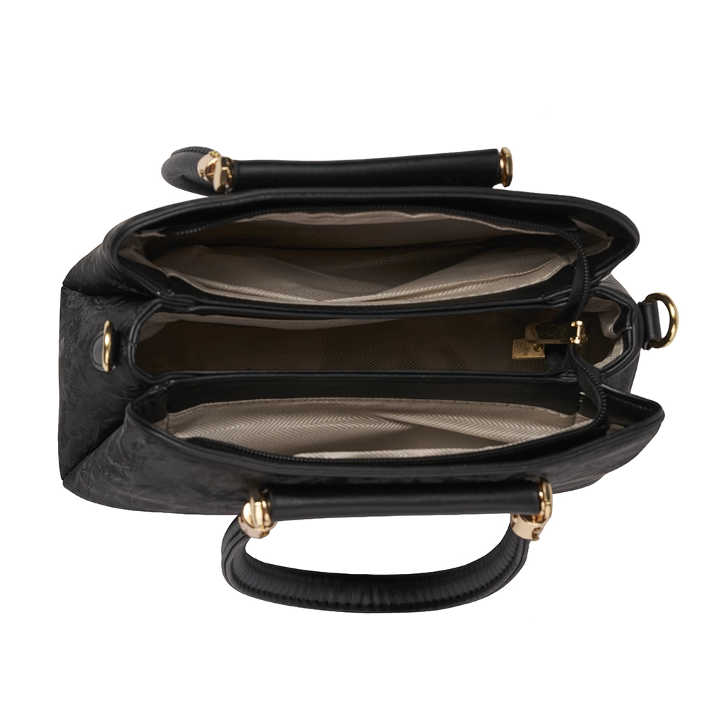 Bolso Madelin Tipo Satchel Vanessa Negro