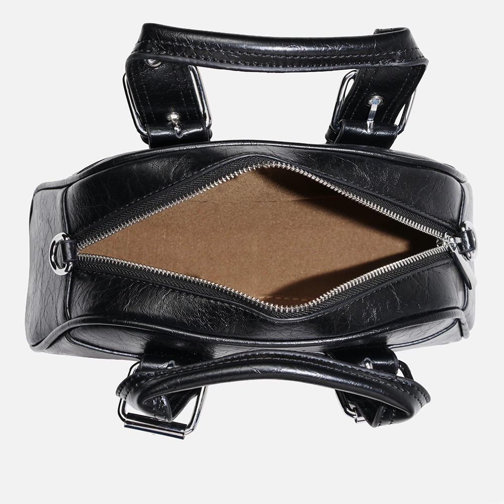 Bolso Madelin Tipo Bandolero Tracy Negro