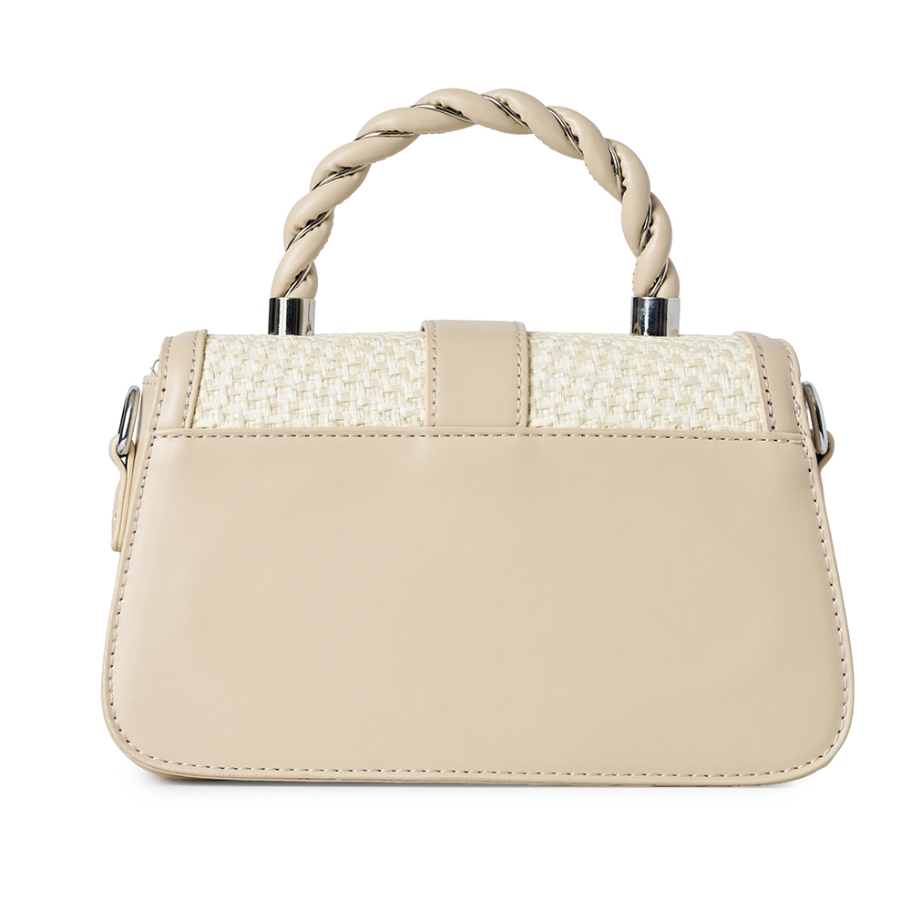 Bolso Tipo Bandolero Madelin Secret Beige