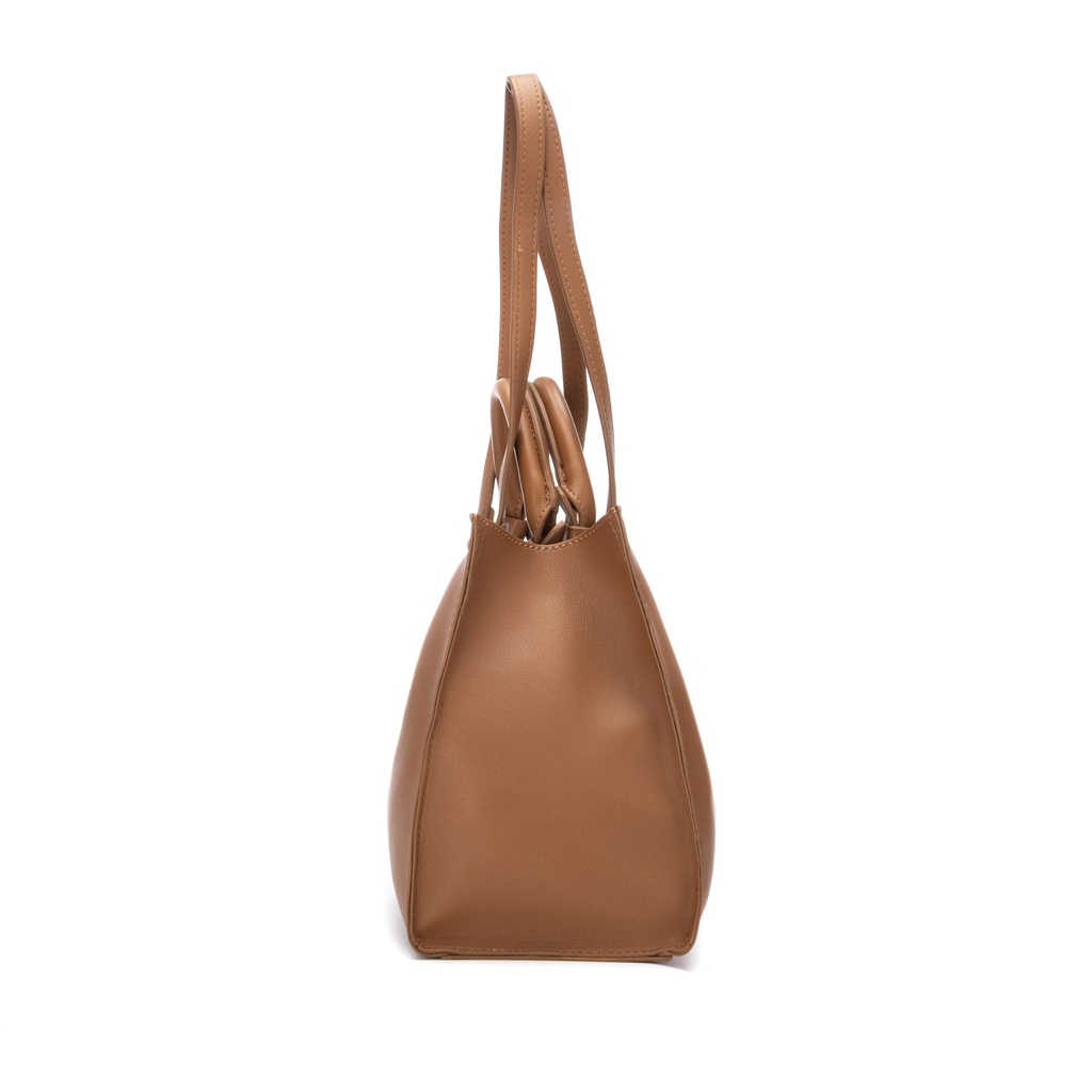 Bolso Refresh Tipo Satchel Vania Camel