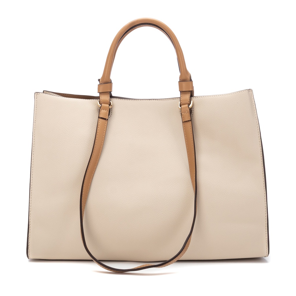Bolso LB Tipo Satchel Valentina Beige