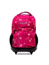 Mochila De Rodos Rosada Floreal Nicks Club