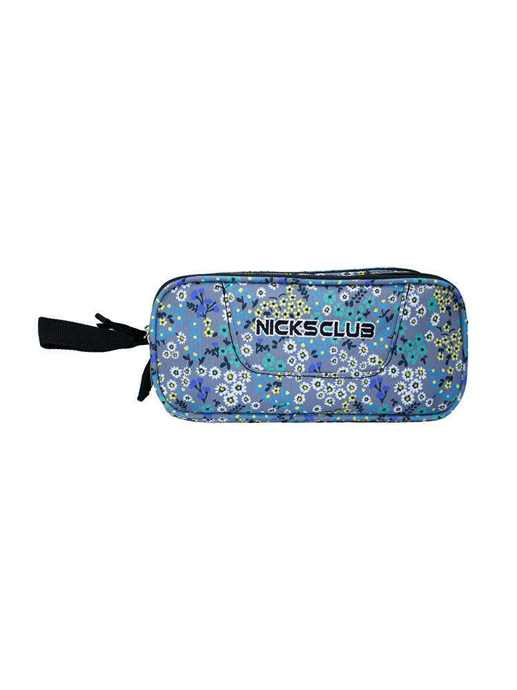 Portalápiz Pin Nicks Club Floreada Celeste
