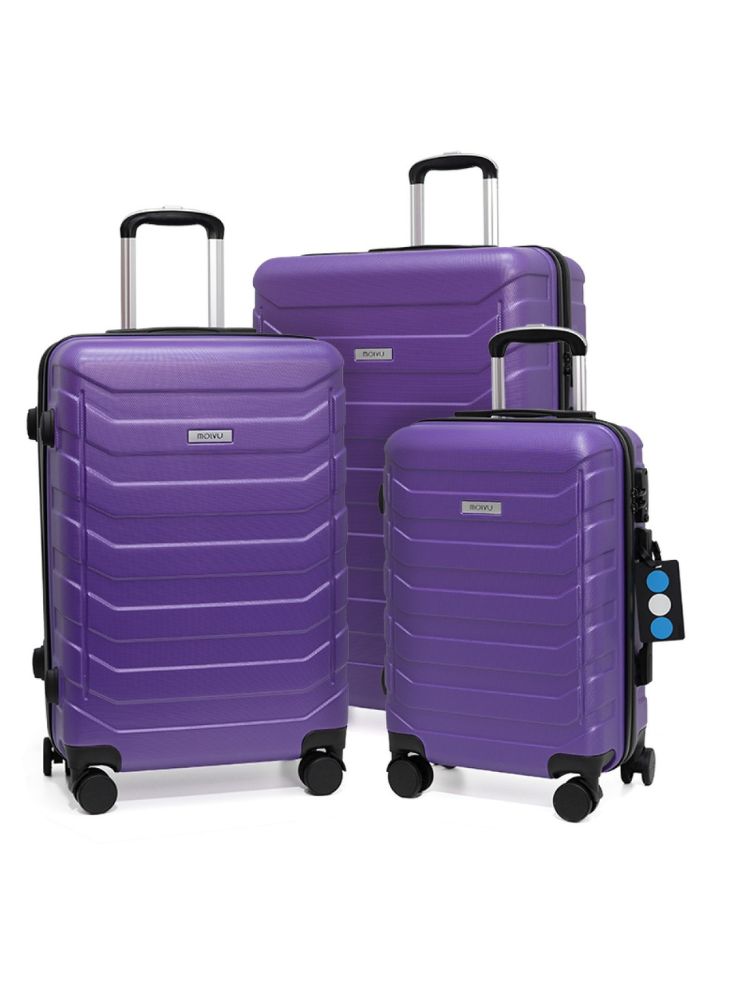 Set De Maletas Molvu Moradas