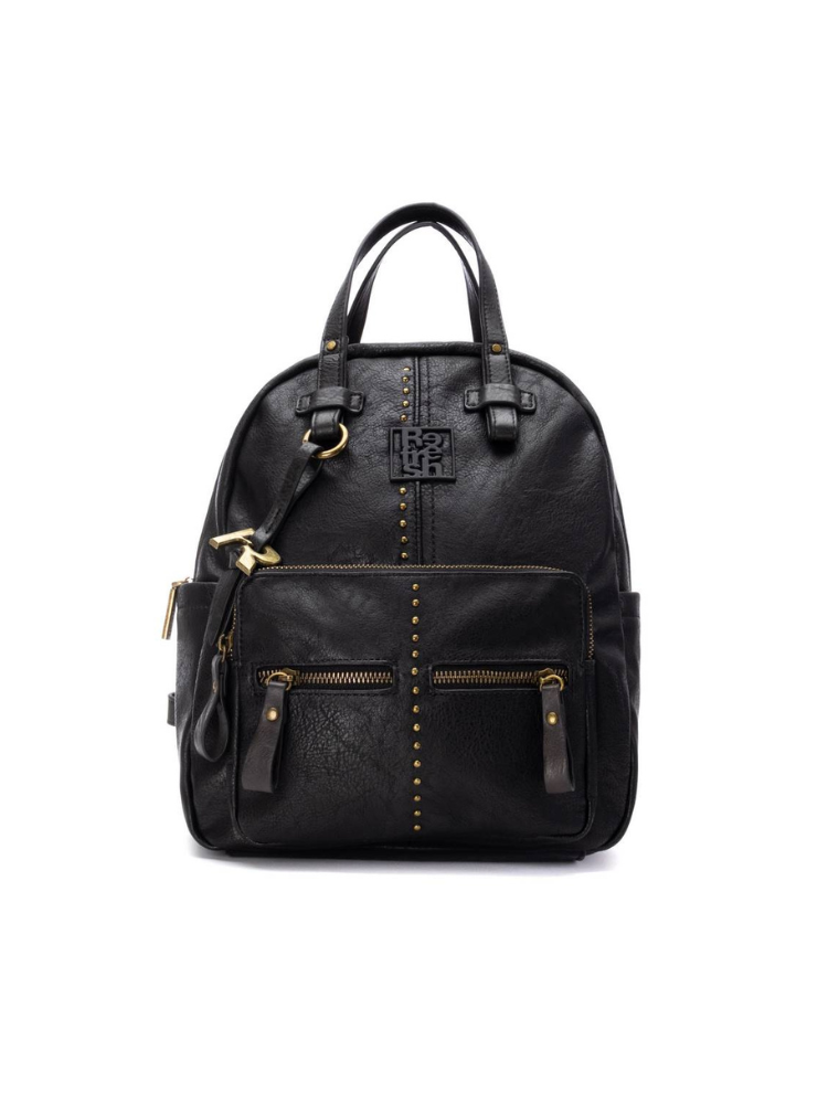 Bolso Refresh Tipo Mochila Rolo Negro