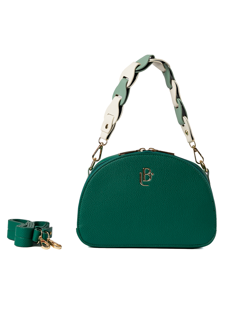 Bolso LB Tipo Bandolera Media Luna Verde