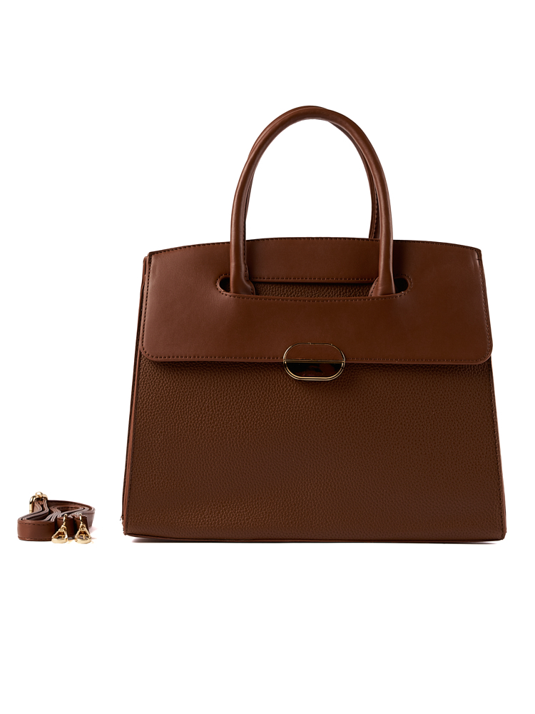Bolso LB Satchel Amanda Café