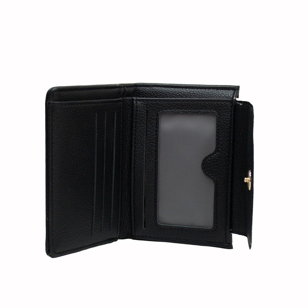 Billetera Pequeña Para Dama Damaris Negro