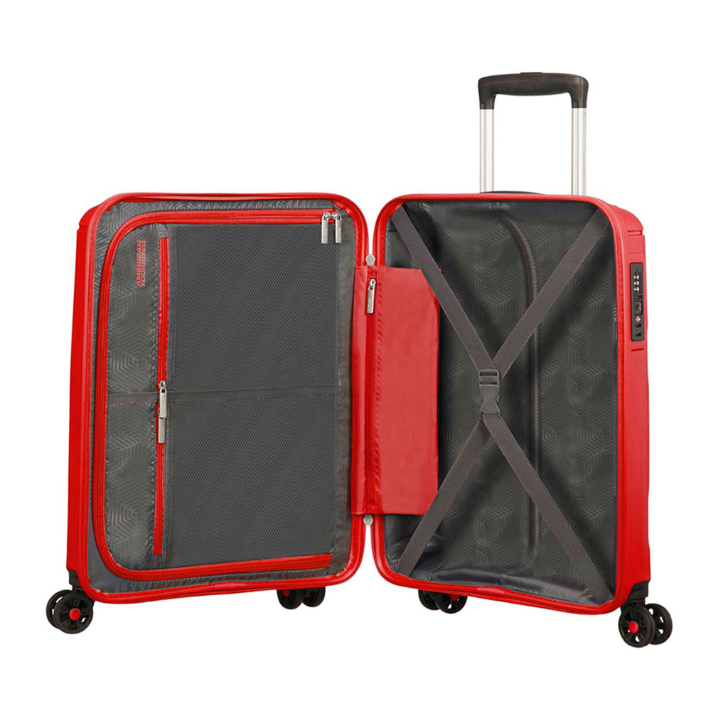MALETA SUNSIDE SPINNER 68/25 SUNSET RED