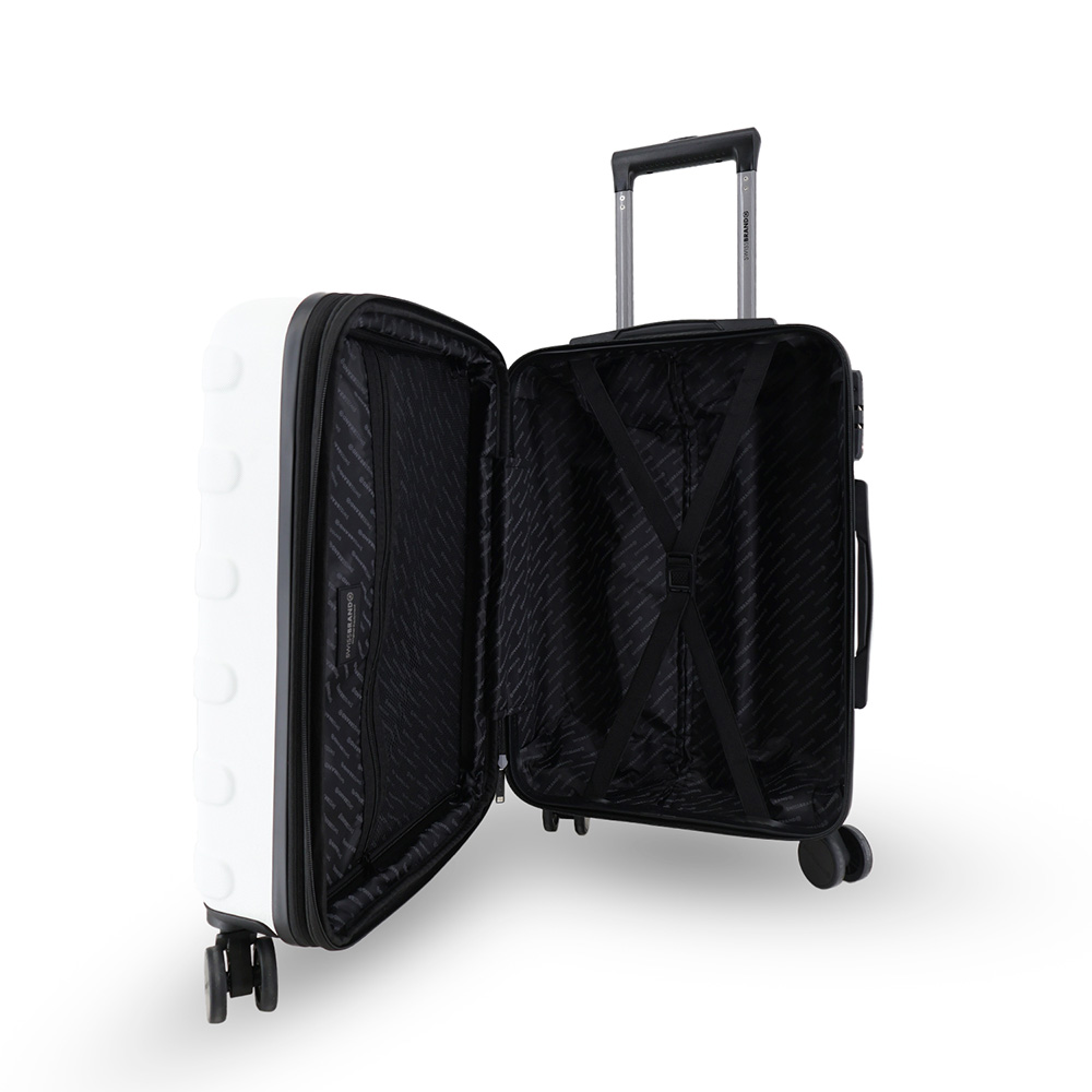 Maleta Swissbrand Murphy Silver 24"
