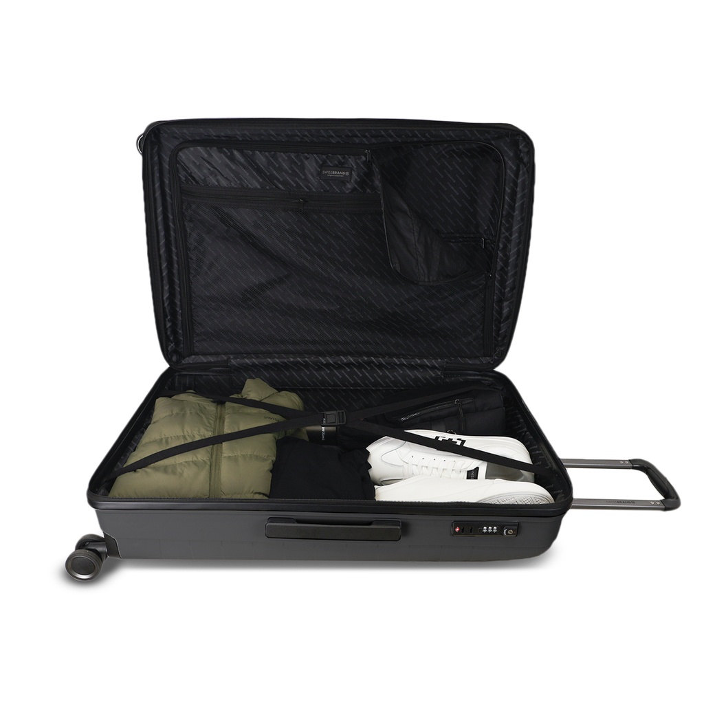 Maleta Swissbrand Askar Black 20"