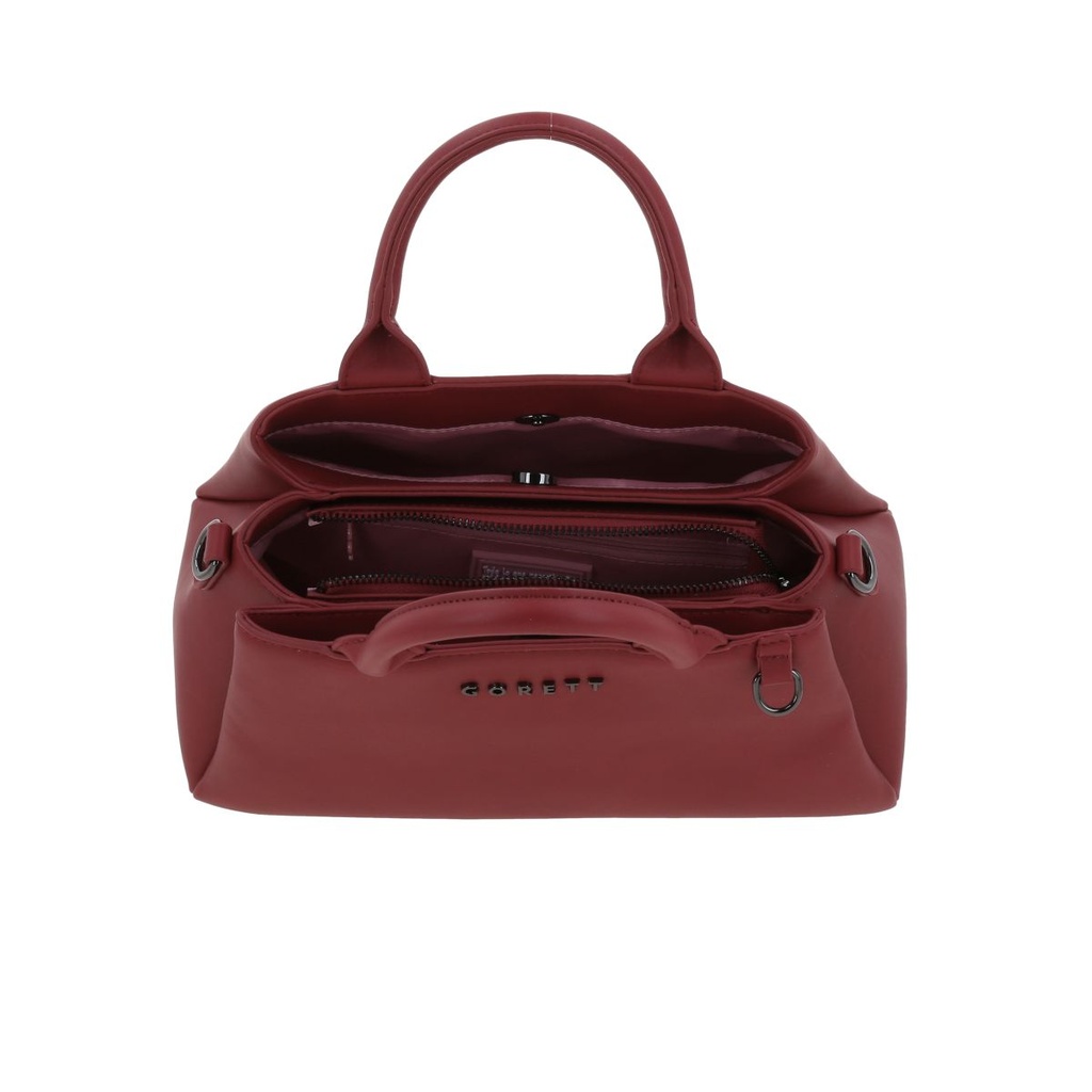 Bolso Satchel Rojo Gorett Cipher 