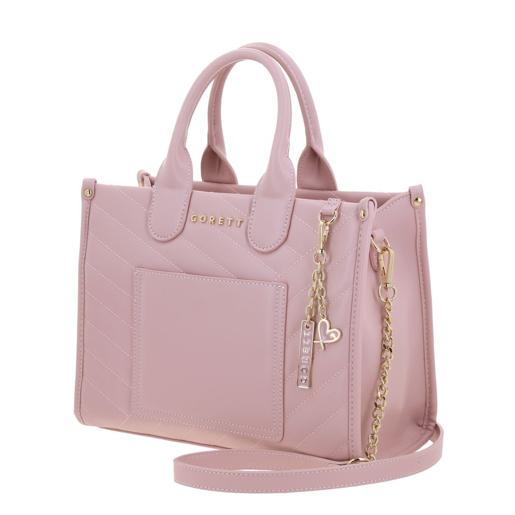 Bolso Gorett Tipo Satchel Camila Rosa