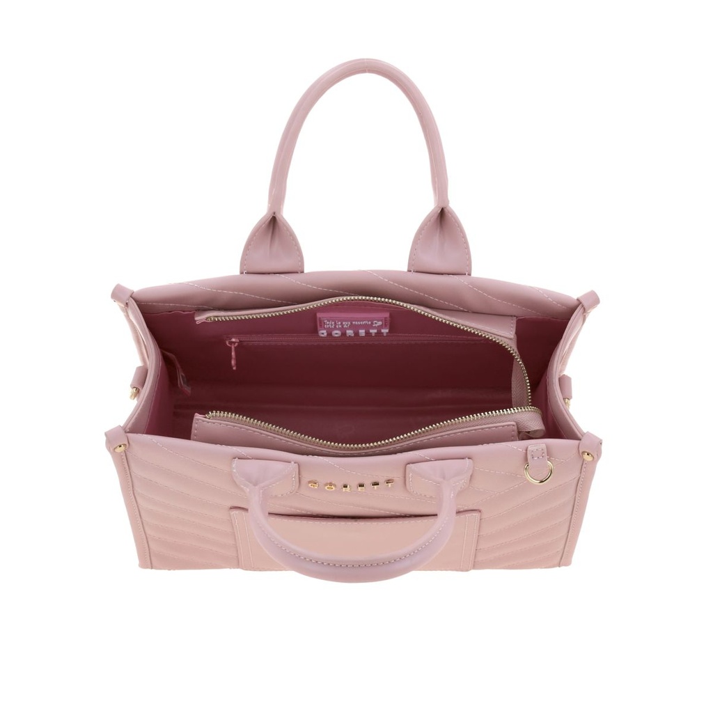 Bolso Gorett Tipo Satchel Camila Rosa