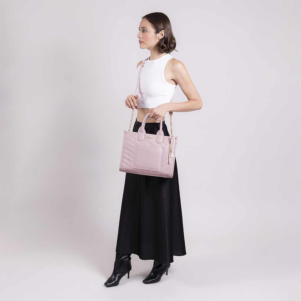 Bolso Gorett Tipo Satchel Camila Rosa