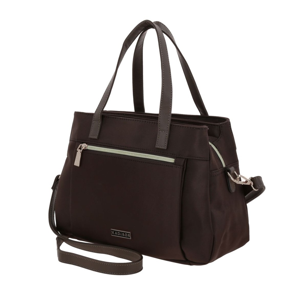 Bolso Tipo Tote Madison Felicia Café Oscuro