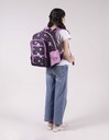 Mochila Chenson Happy Girl Floral Púrpura
