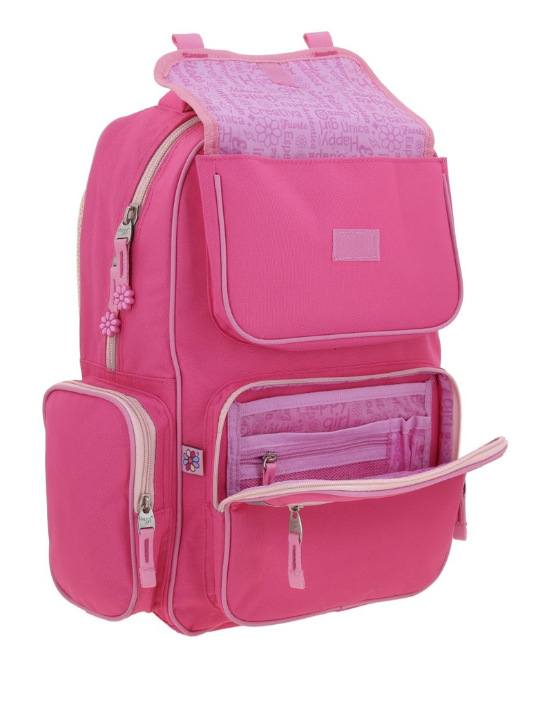 Mochila Rosa Strong Happy Girl 