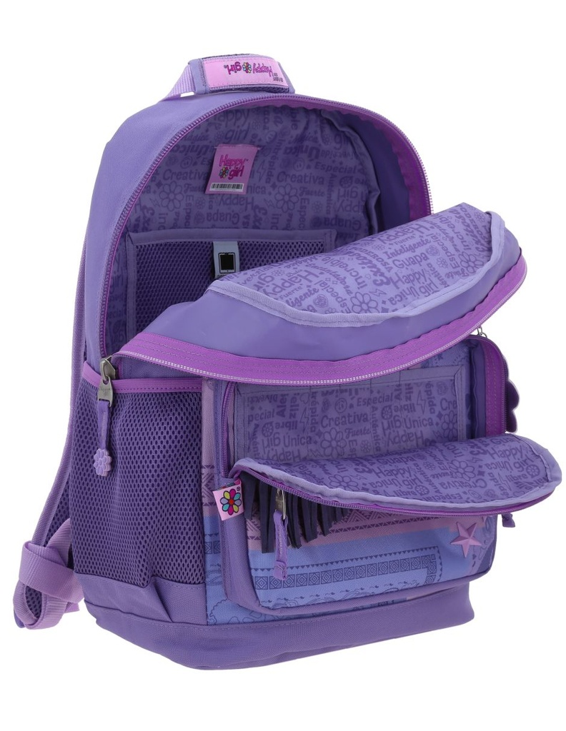 Mochila Morada Happy Girl Cowli 