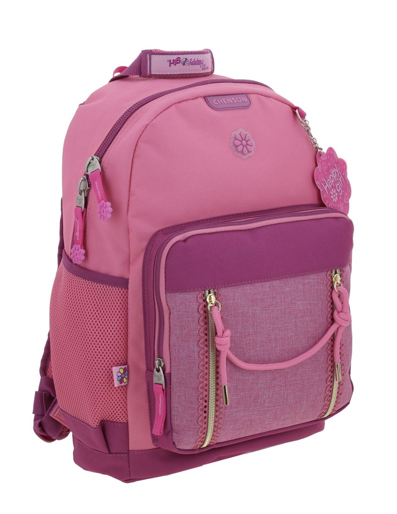 Mochila Rosa Happy Girl Tarlait 