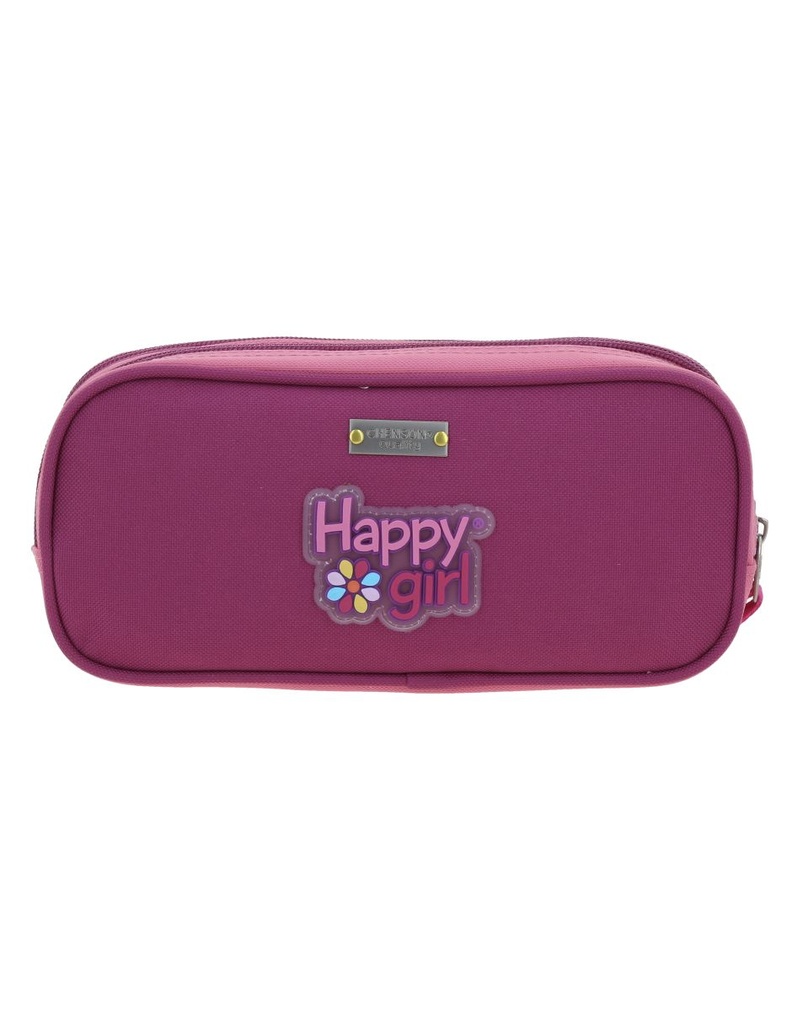 Portalápiz Rosa Con Flor Happy Girl Tarlait