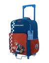 Mochila Con Ruedas Azul Mario Bros Chenson Brife