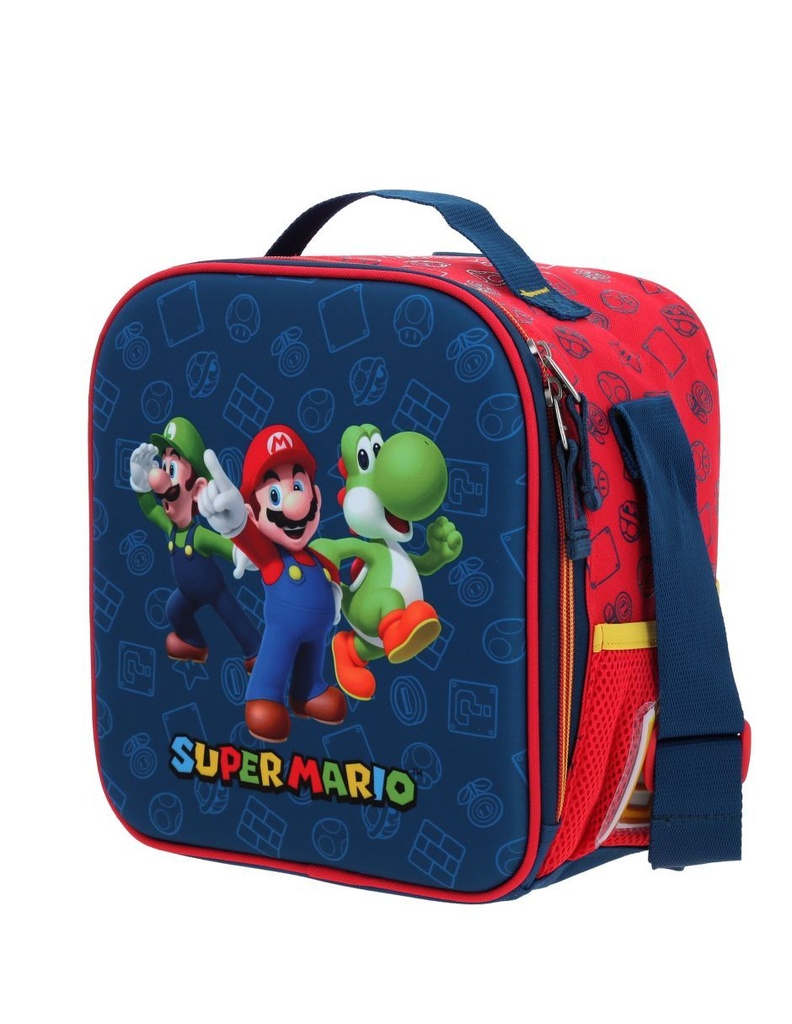 Lonchera Azul Mario Bros Chenson Gronshi