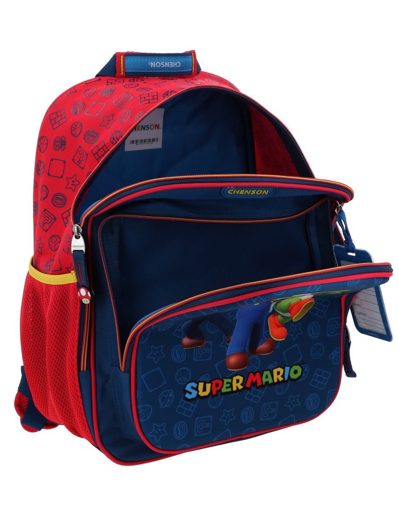 Mochila Azul Mario Bros Chenson Gronshi