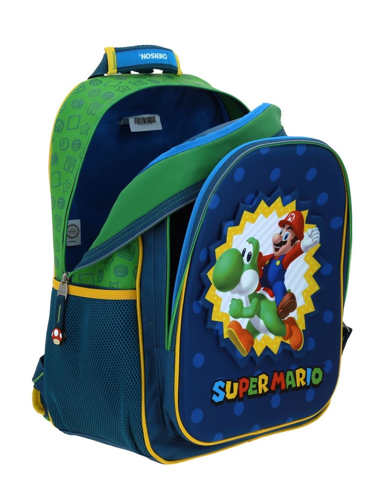 Mochila Chenson Mario Bros Yoshi Sploshi