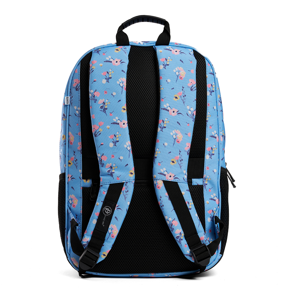 Mochila LB Axon Celeste Floral
