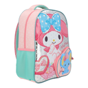 Mochila Sparkle Floral My Melody Y Flat 