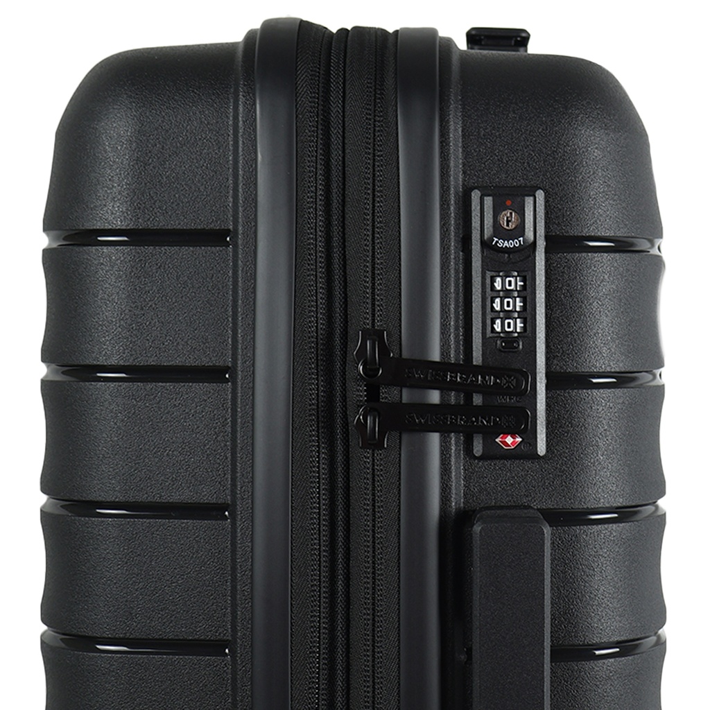 Maleta Swissbrand Duna Black 24"